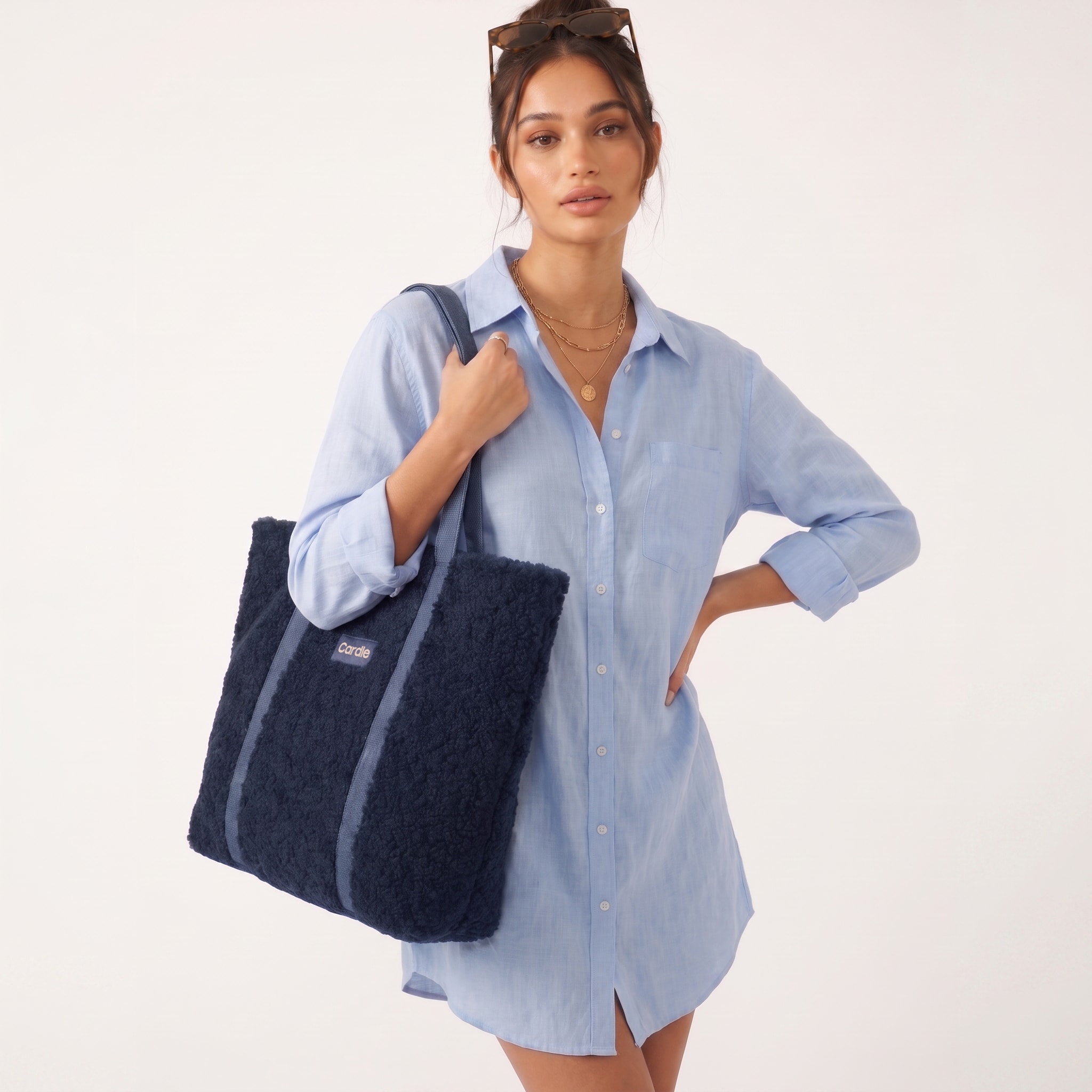 Cloud bouclé Tote – image 5 | Cardle